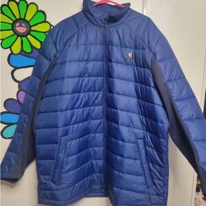 Mens Nike Lightweight Puff Coat Blue Size XXL